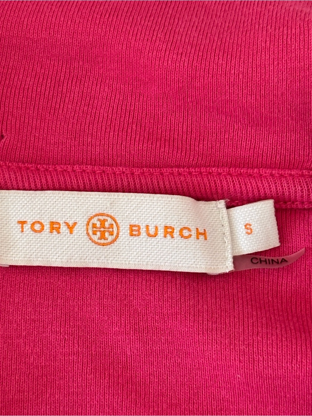 Tory Burch Hot Pink Long-Sleeve Polo Top - Picture 4 of 12